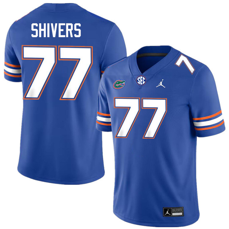 Stephon Shivers Florida Jersey,Florida Gators #77 Stephon Shivers Uniforms,Jersey Youth-Royal